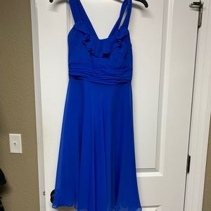 David’s Bridal Royal Blue Dress